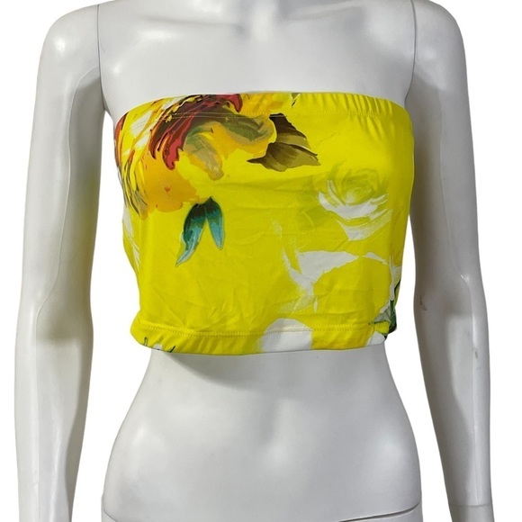 Yellow Floral Crop Top
New - Picture 1 of 5